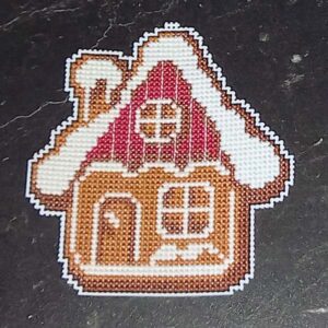 broderat pepparkakshus